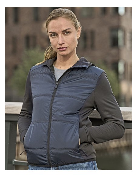 TEE-9113-Womens Hybrid-Stretch Hooded Jacket 2